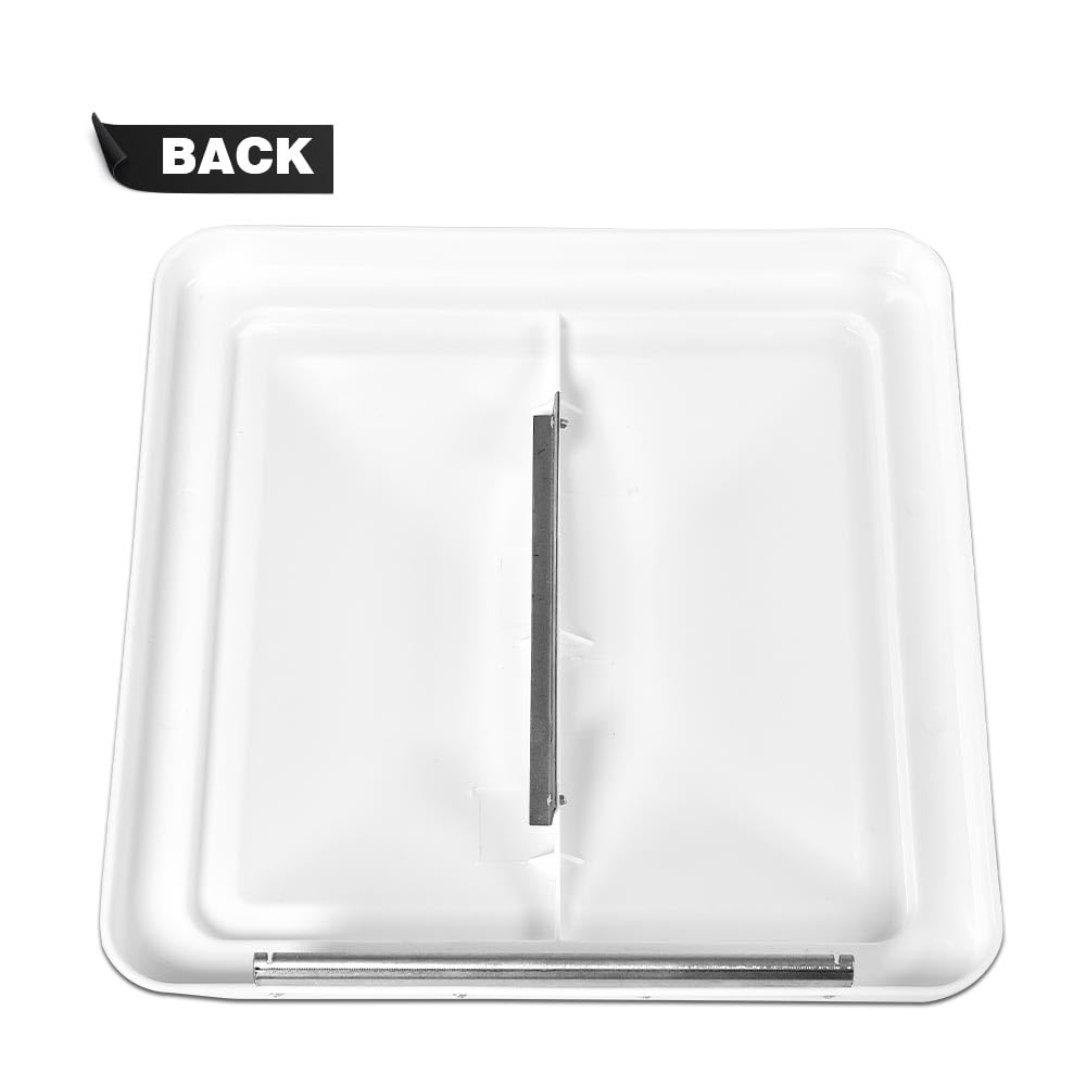 White 14" x 14" RV Roof Vent Cover 2pcs K9353