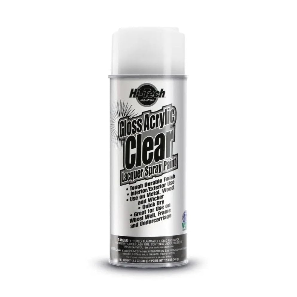 Enamel Spray Paint 6 Pack Gloss Clear X450