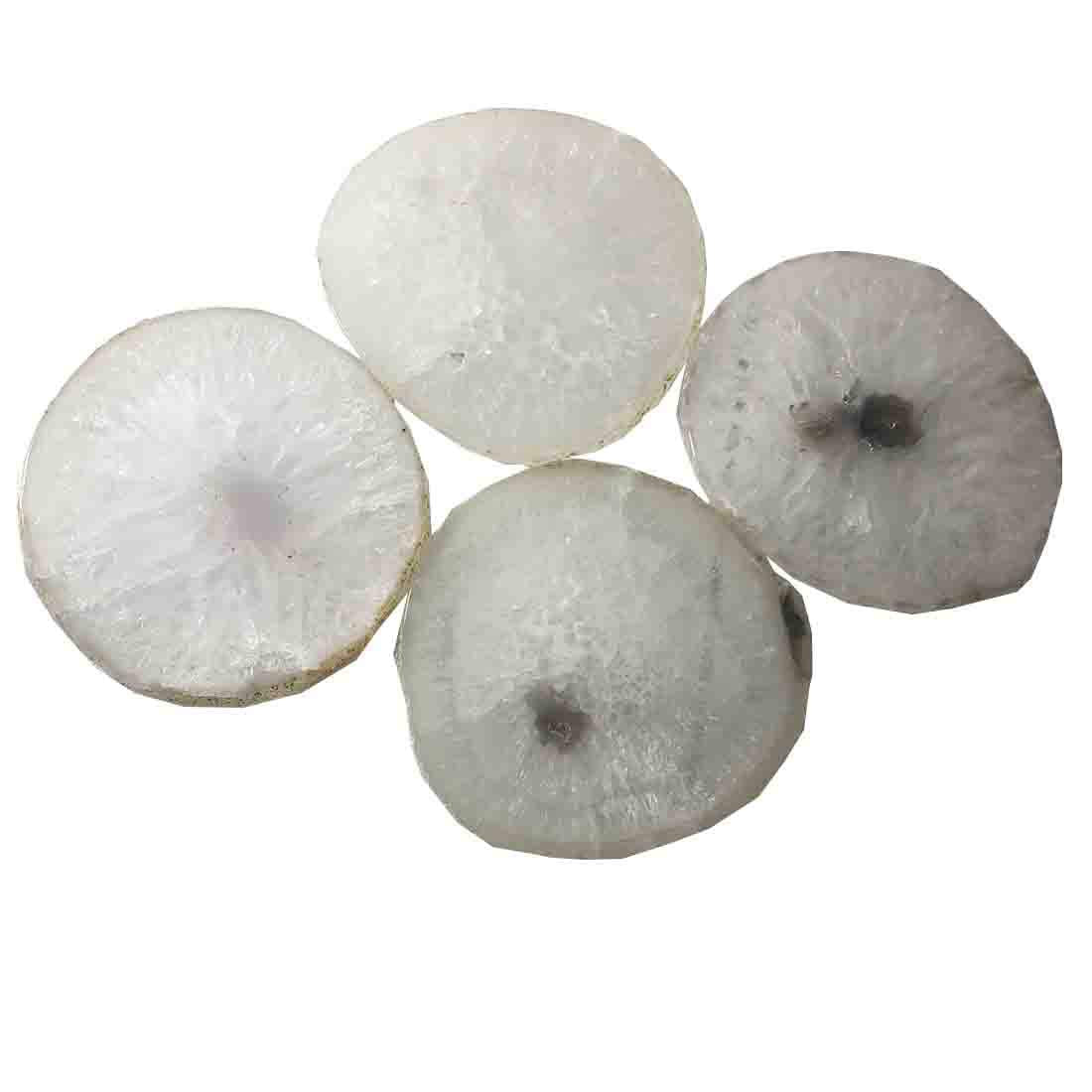 Natural Agate Coasters Set of 4 W339