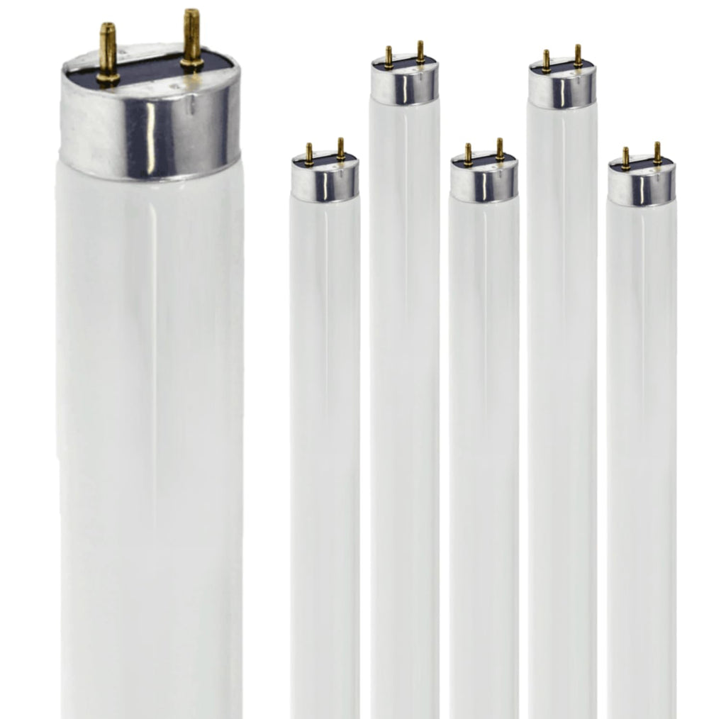 24 Inch T8 Fluorescent Tube Light Bulb 17W 3500K Neutral White G13 Bi-Pin Base Q601