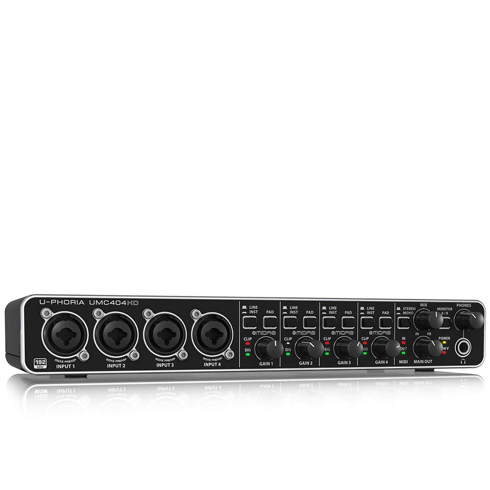 4x4 USB Audio/MIDI Interface with Mic Preamplifiers H71330
