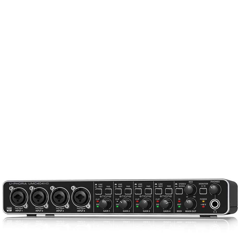 4x4 USB Audio/MIDI Interface with Mic Preamplifiers H71330