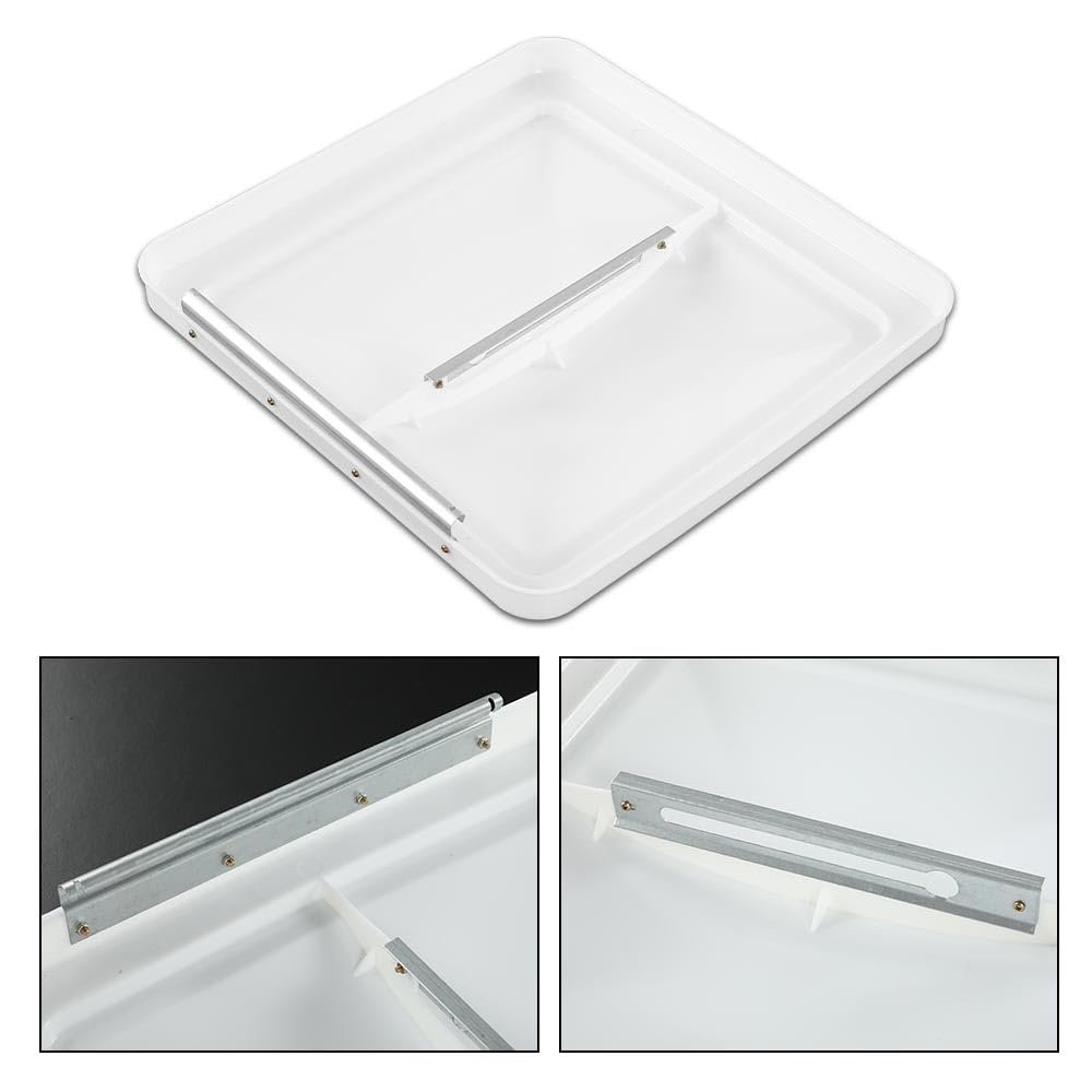 White 14" x 14" RV Roof Vent Cover 2pcs K9353