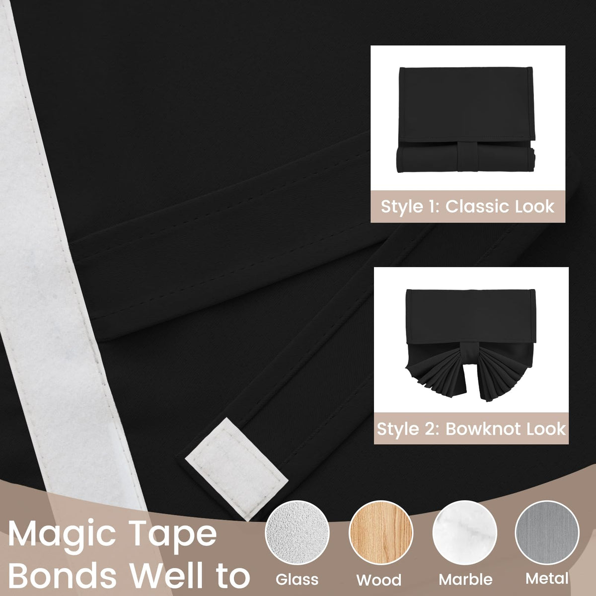 Black Classroom Door Window Cover X544