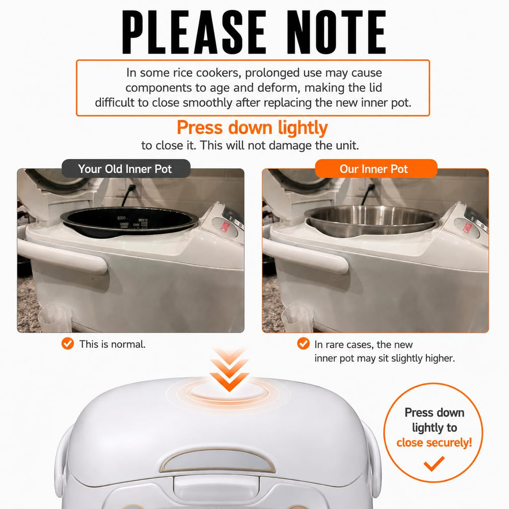 316 Stainless Steel Rice Cooker Pot Q741102