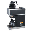 12-Cup Commercial Coffee Brewer with Glass Decanters C61303