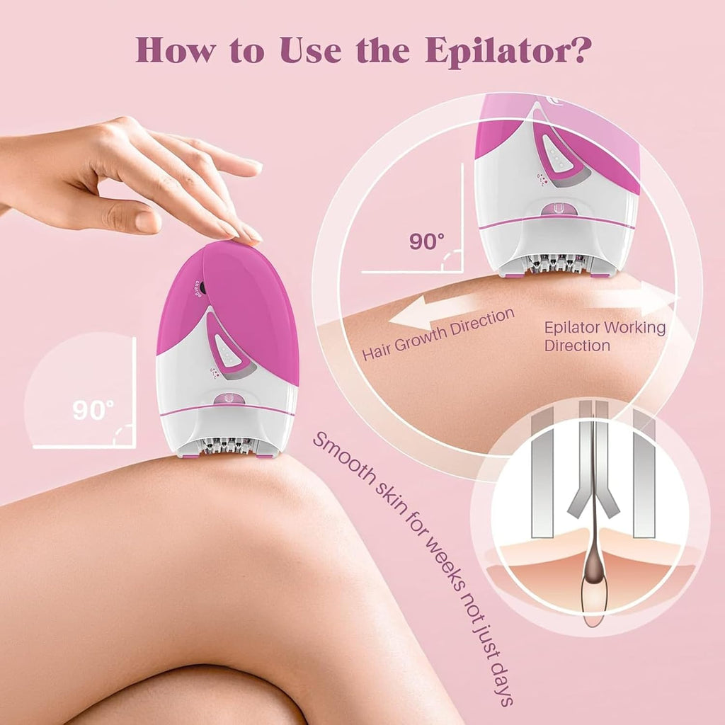 Epilator for Women with 2 Speed & LED Light T7420