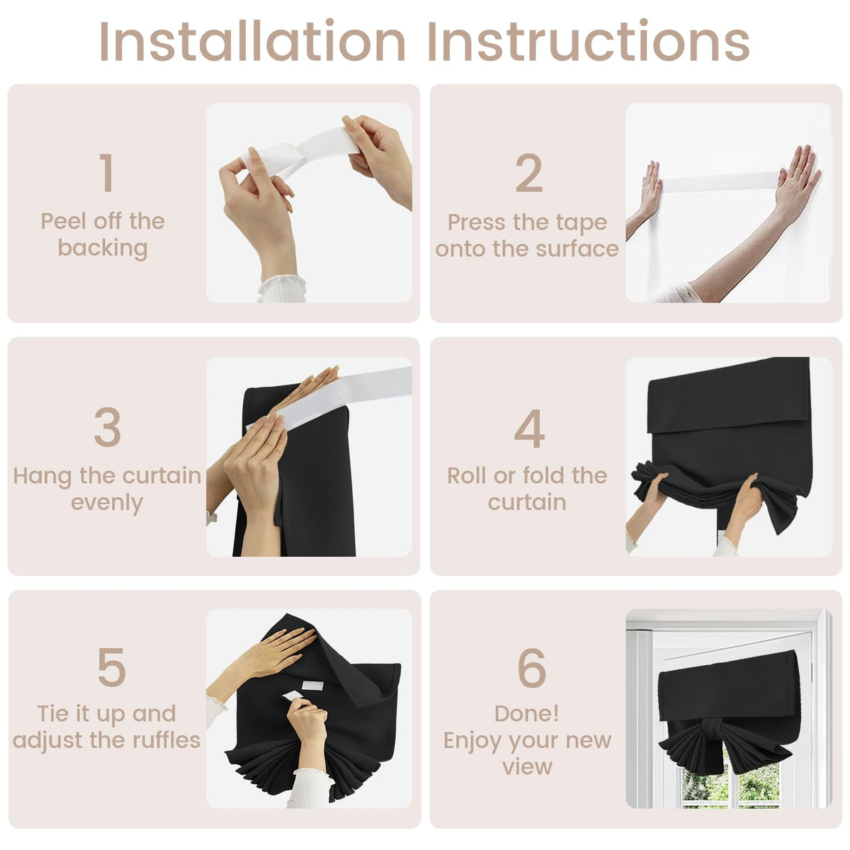 Black Classroom Door Window Cover X544
