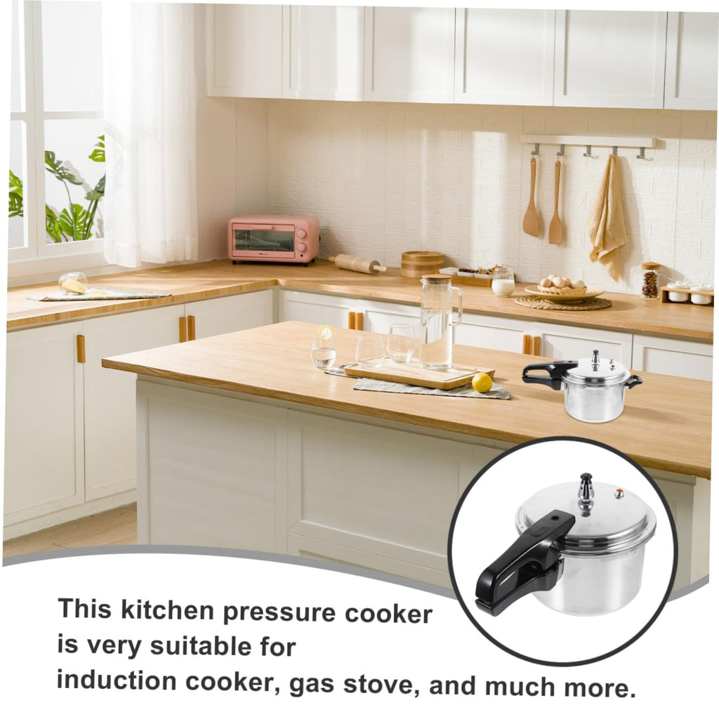 Silver 4l Aluminum Alloy Stovetop Pressure Cooker F662