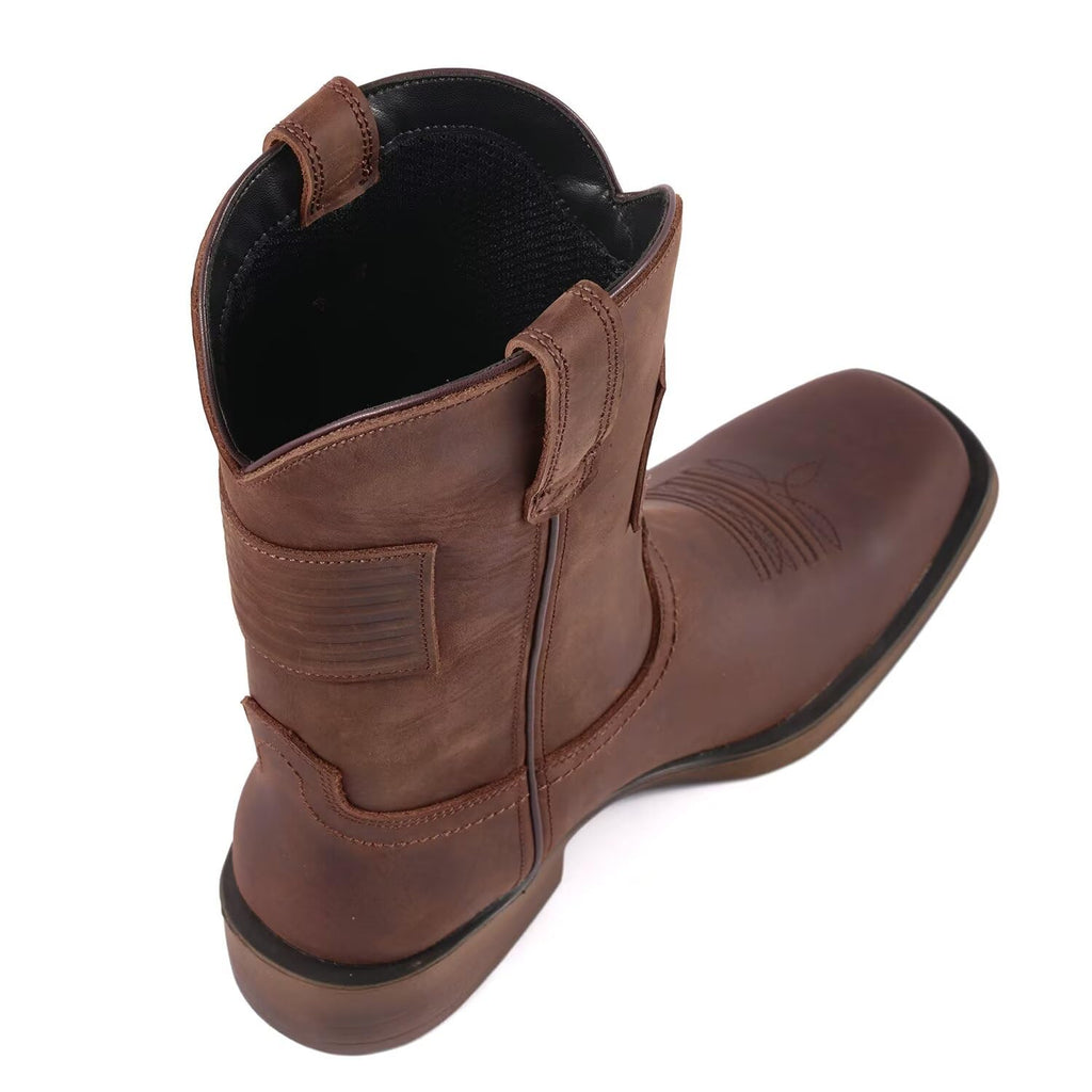 Western Cowboy Boots Square Toe E52352