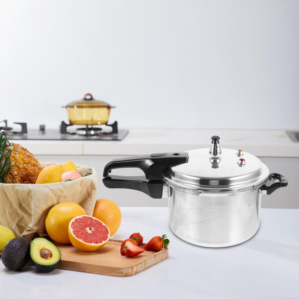 Silver 4l Aluminum Alloy Stovetop Pressure Cooker F662