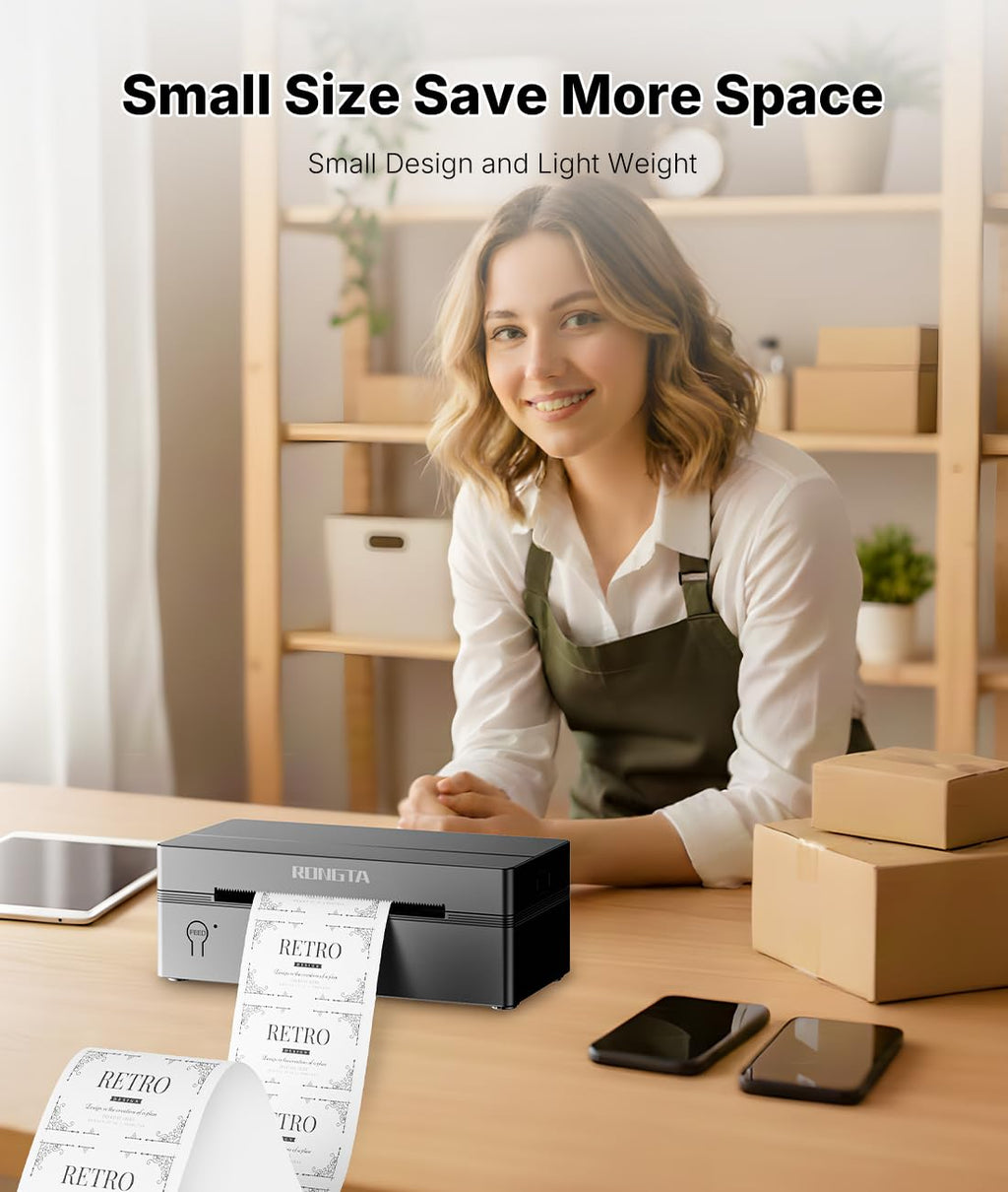Bluetooth Thermal Shipping Label Printer 4x6 D137