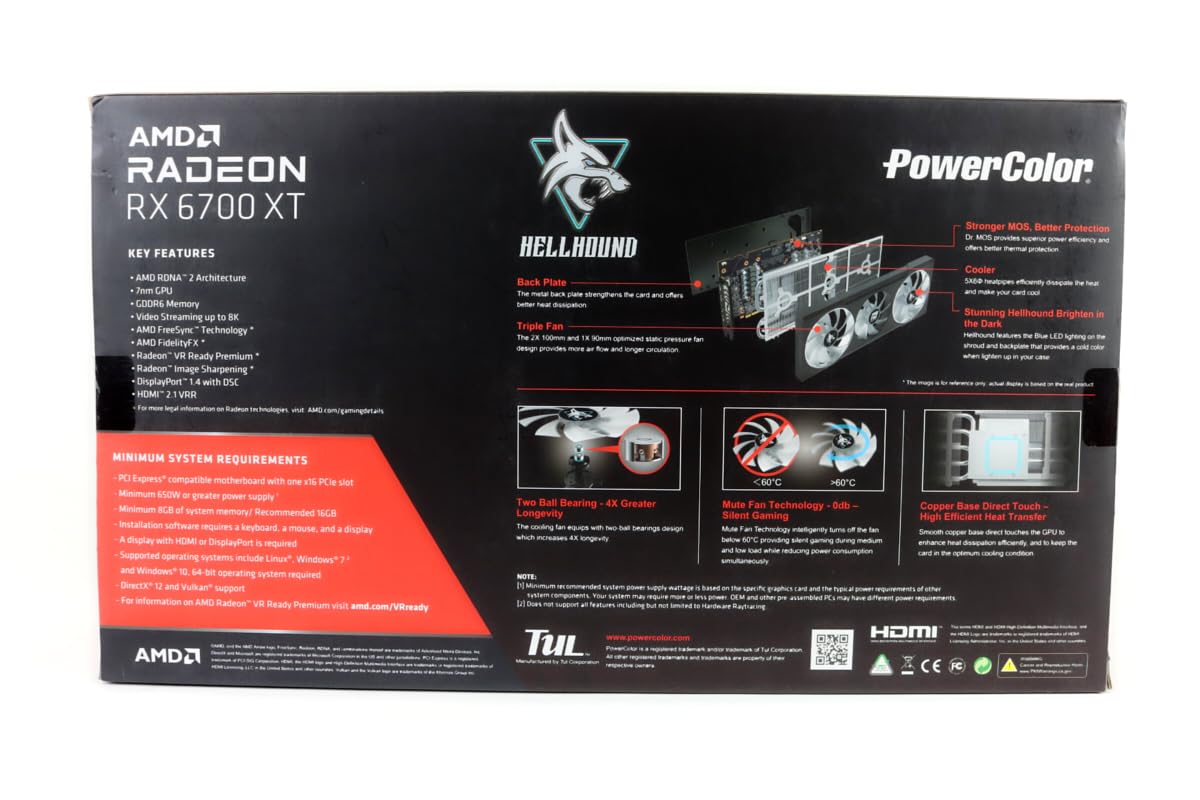 AMD Radeon RX 6700 XT 12GB GDDR6 Graphics Card K4140