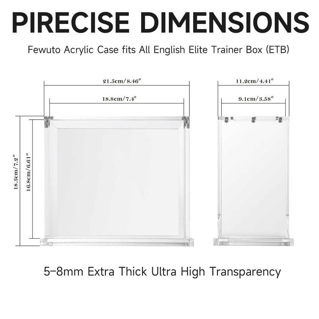 Acrylic Display Case with Locking Lid H331