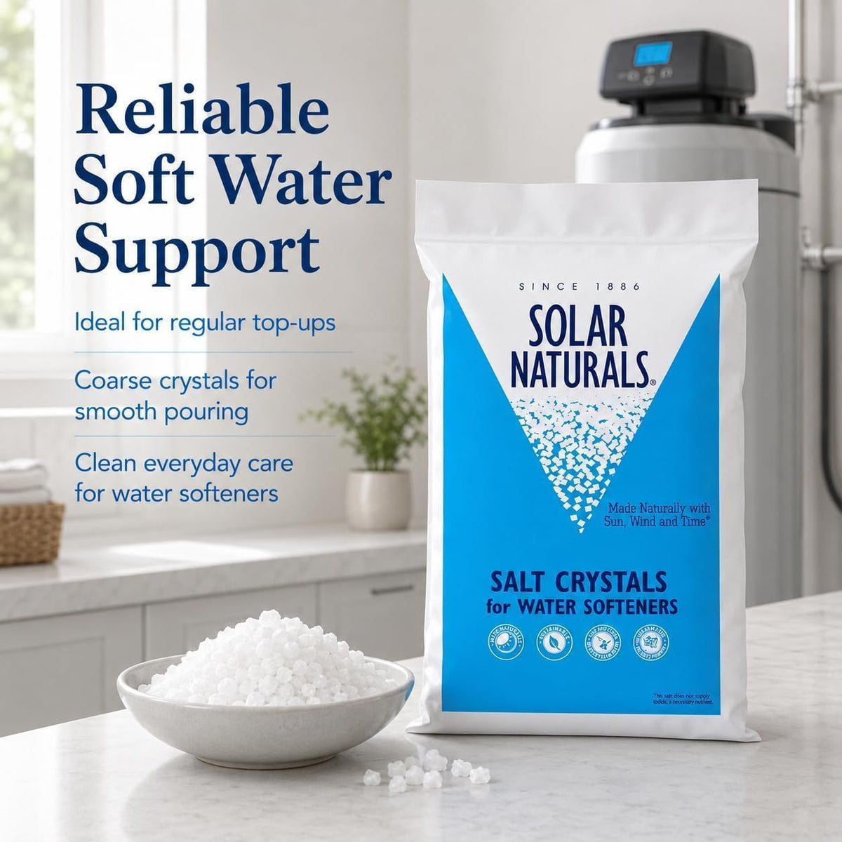 Natural Salt Crystals 40 lb Bag T99645