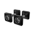 Cast Iron Dumbbells with Urethane Coating and Non-Slip Grip, Set of Two M41491