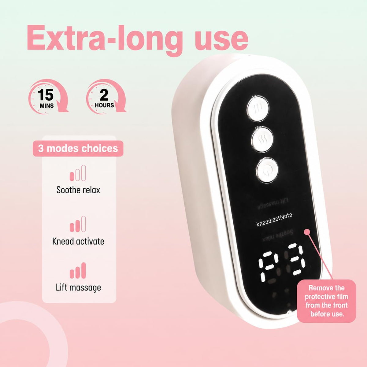 Cordless Air Compression Leg Massager with Heat G63568