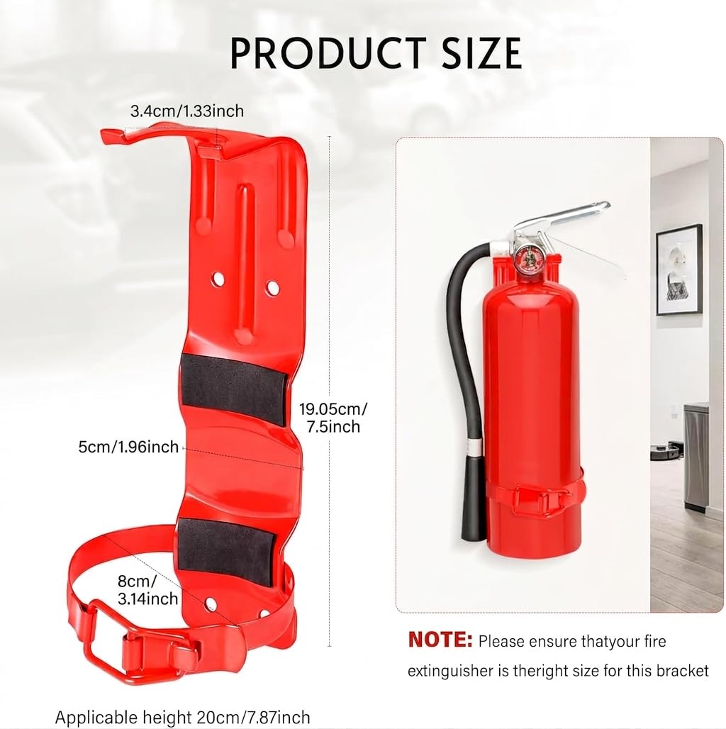 2.5LB Fire Extinguisher Mount Bracket Wall Mount H945155