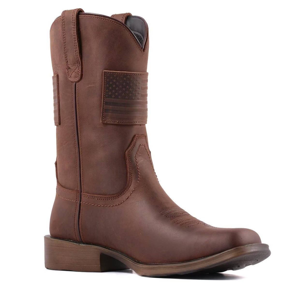 Western Cowboy Boots Square Toe E52352