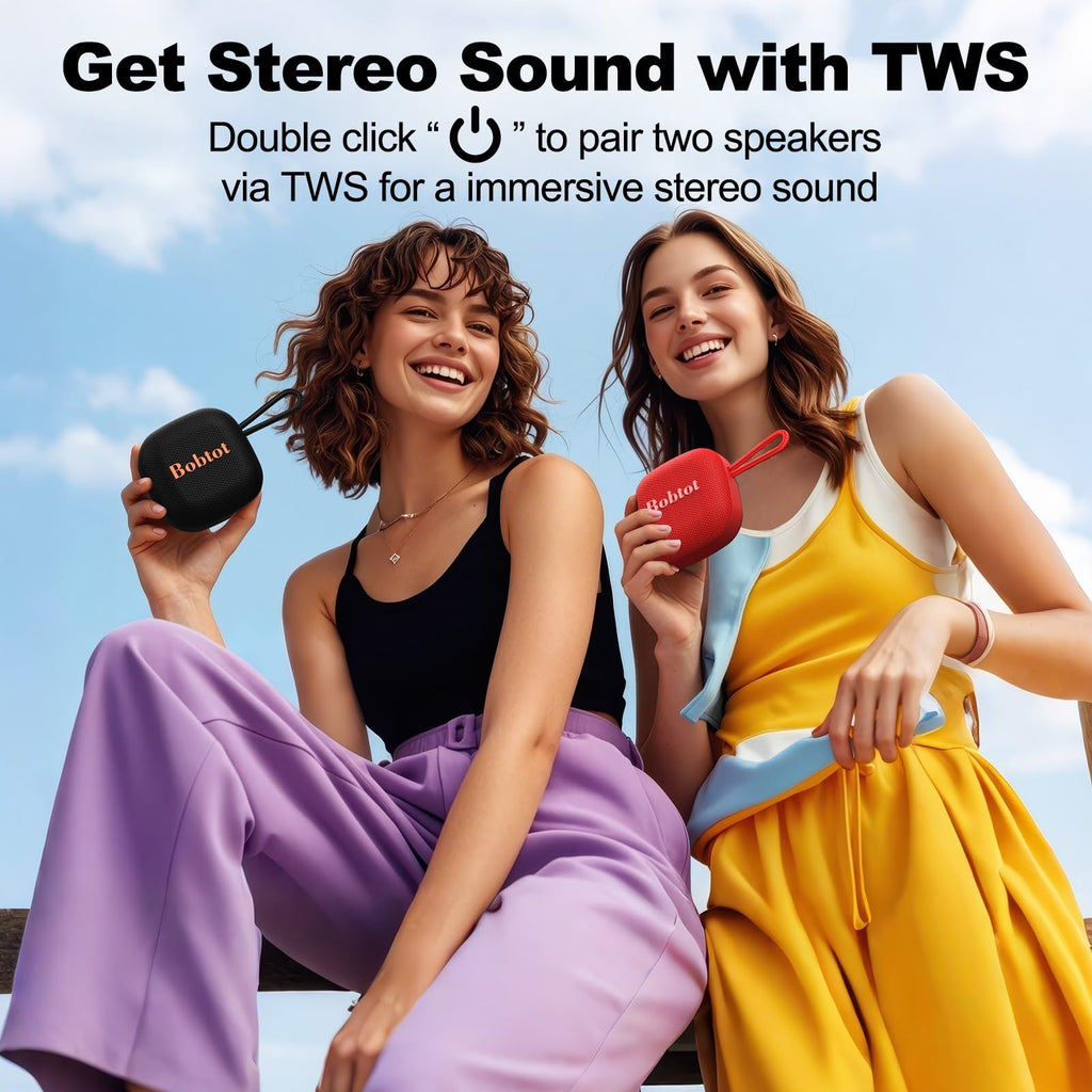 Portable Bluetooth Speaker IPX7 Black S184292