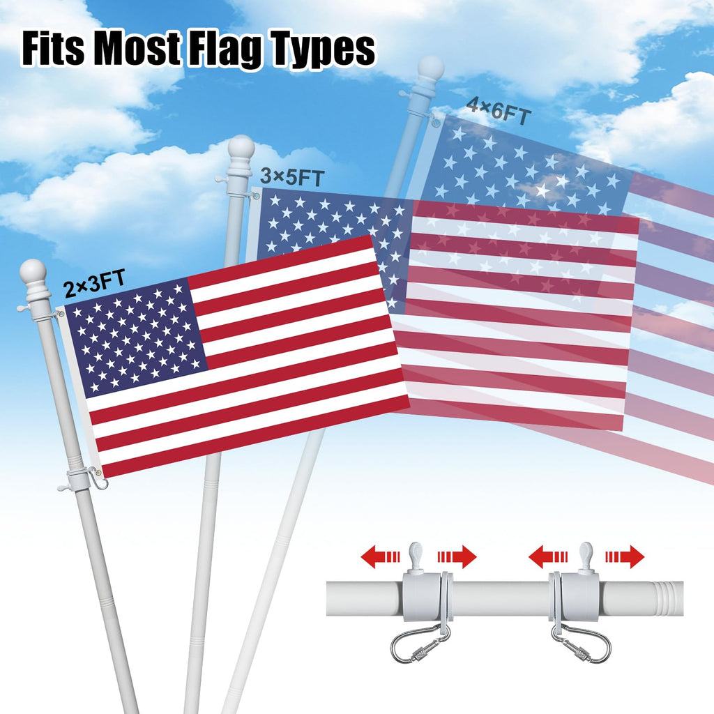 5ft Heavy Duty Stainless Steel Flag Pole F1928