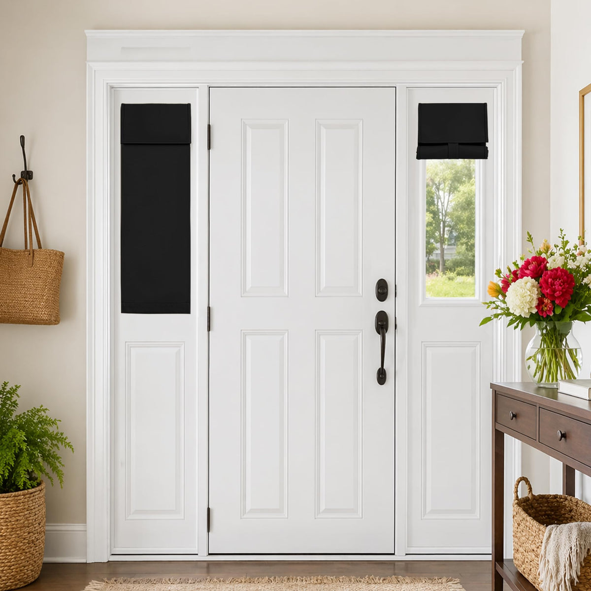 Black Classroom Door Window Cover X544
