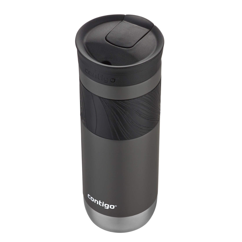 Vacuum-Insulated Stainless Steel Travel Mug 2-Pack & Stainless Steel Travel Mug with Handle and Leak-Proof Lid P62737