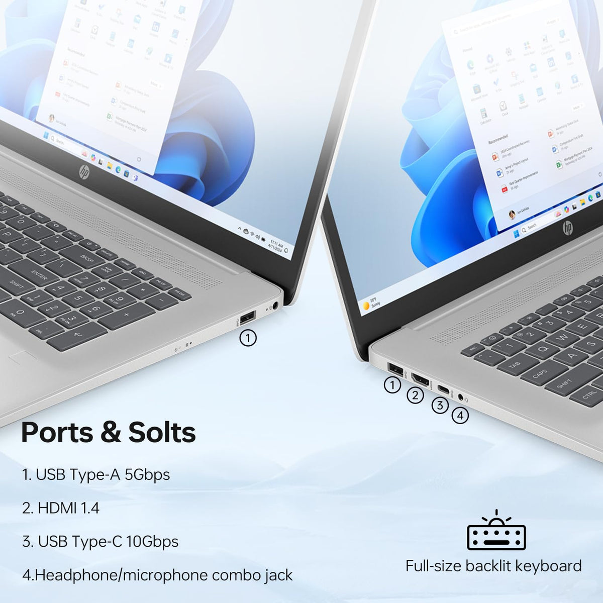 17.3" Touchscreen Laptop PC, Intel Ultra 5, 16GB DDR5 RAM, 1TB SSD S88421