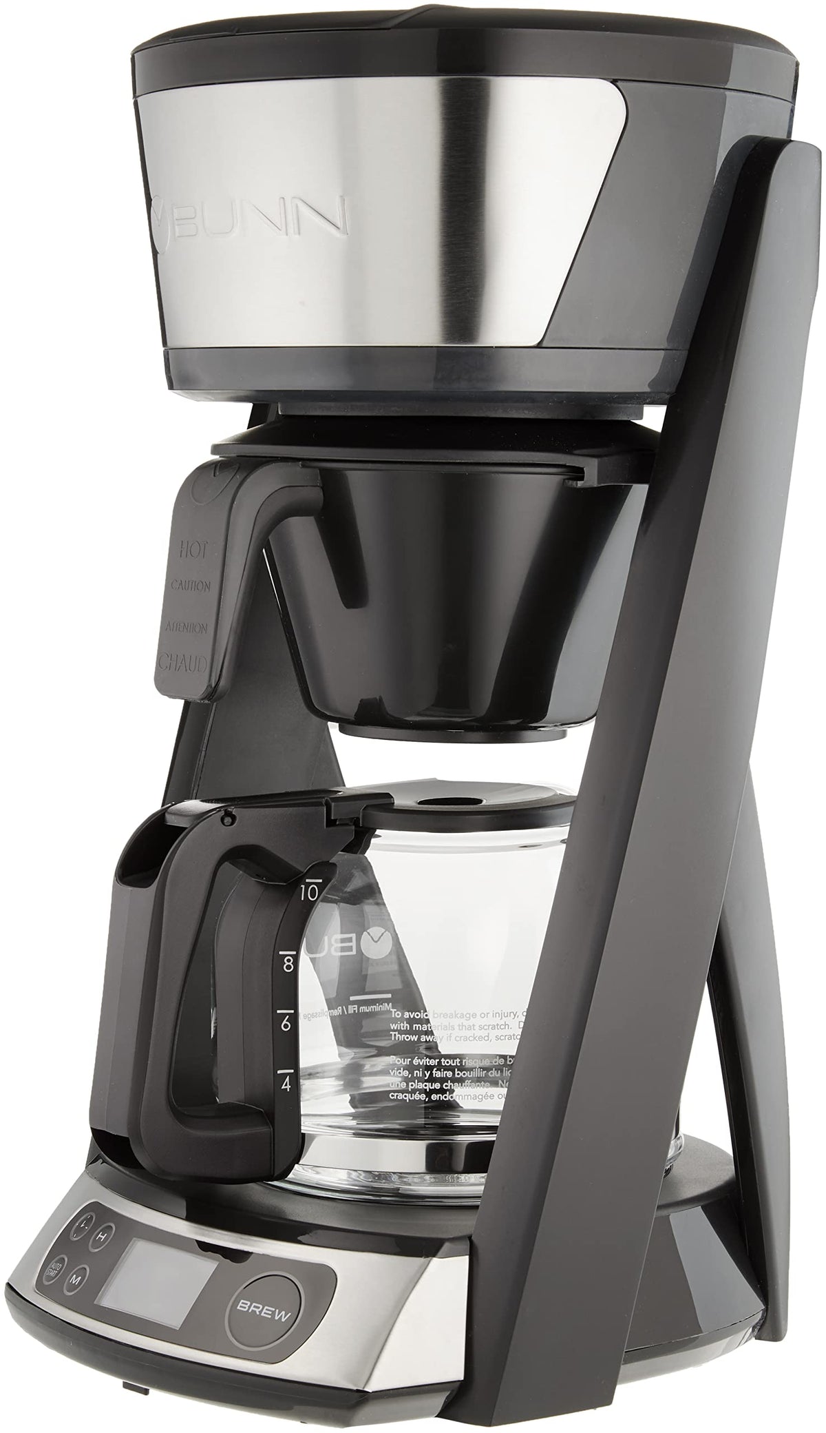 Programmable Coffee Maker, 10 cup, Stainless Steel U999