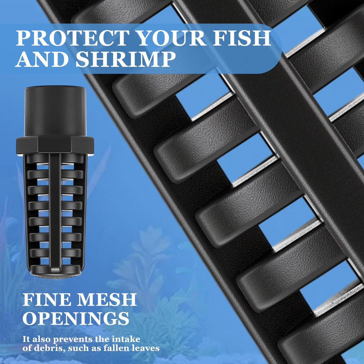 1 Inch PVC Pipe Suction Screen Strainer Aquarium Filter Intake Guard A21970
