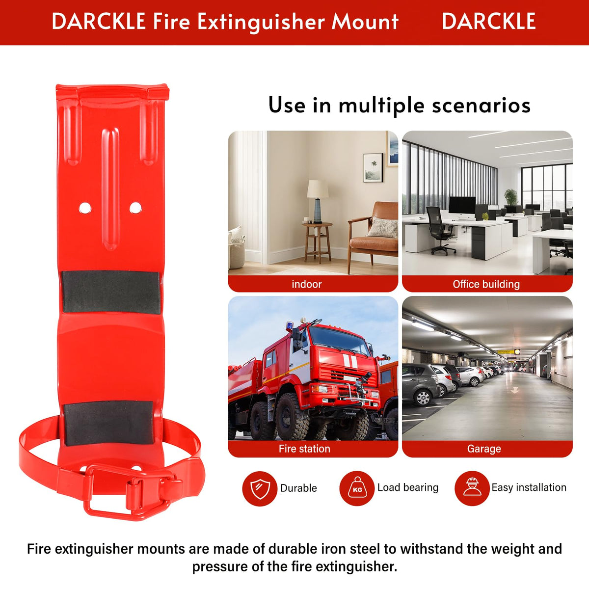2.5LB Fire Extinguisher Mount Bracket Wall Mount H945155