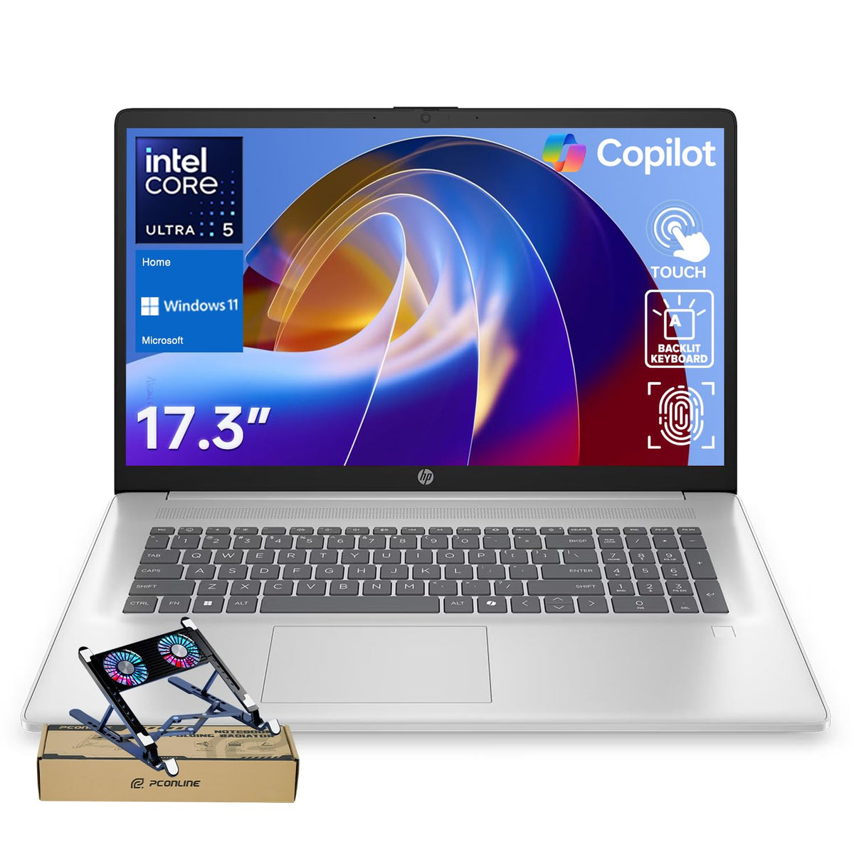 17.3" Touchscreen Laptop PC, Intel Ultra 5, 16GB DDR5 RAM, 1TB SSD S88421