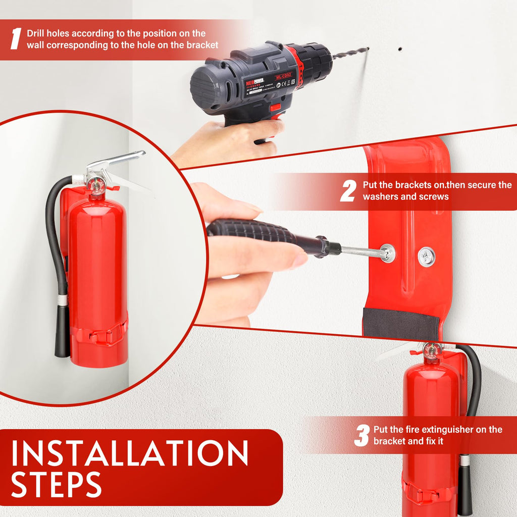 2.5LB Fire Extinguisher Mount Bracket Wall Mount H945155
