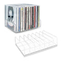 2 Pcs Clear Acrylic CD Holder U538319