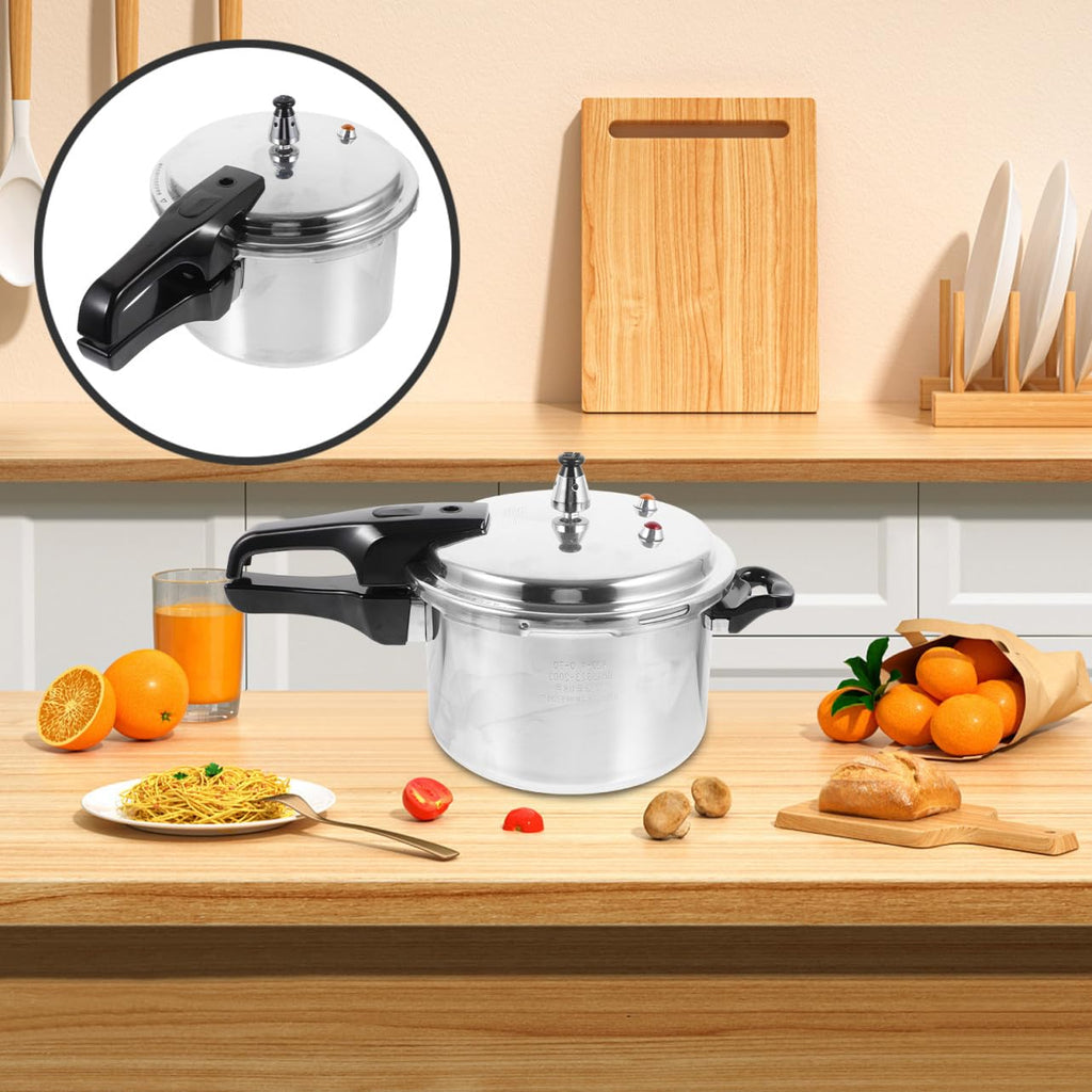 Silver 4l Aluminum Alloy Stovetop Pressure Cooker F662
