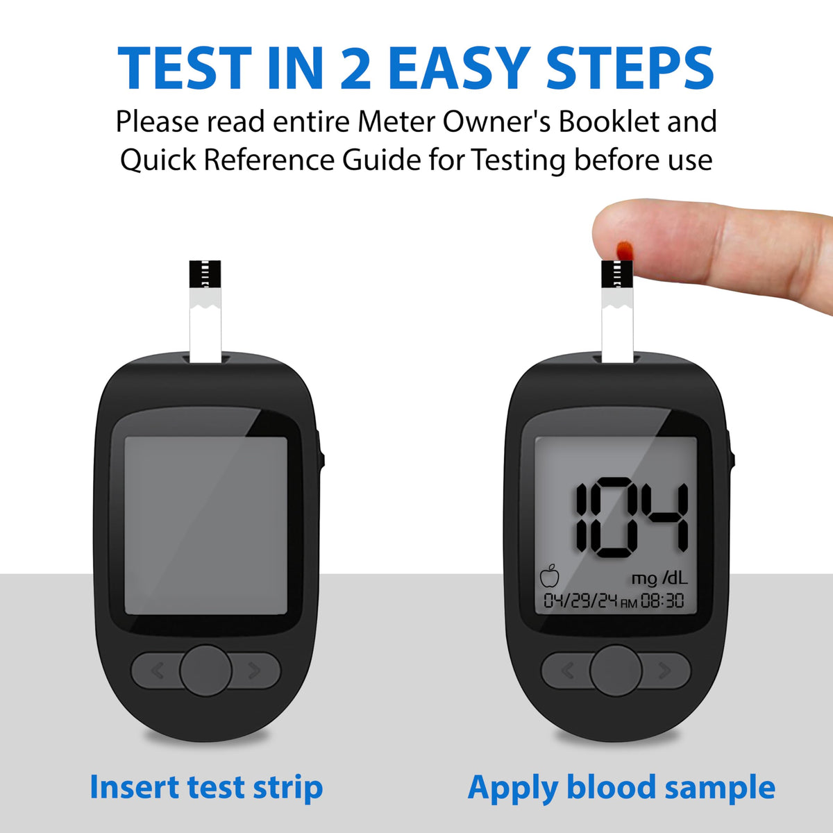 Blood Glucose Test Strips, 200 Count I70734