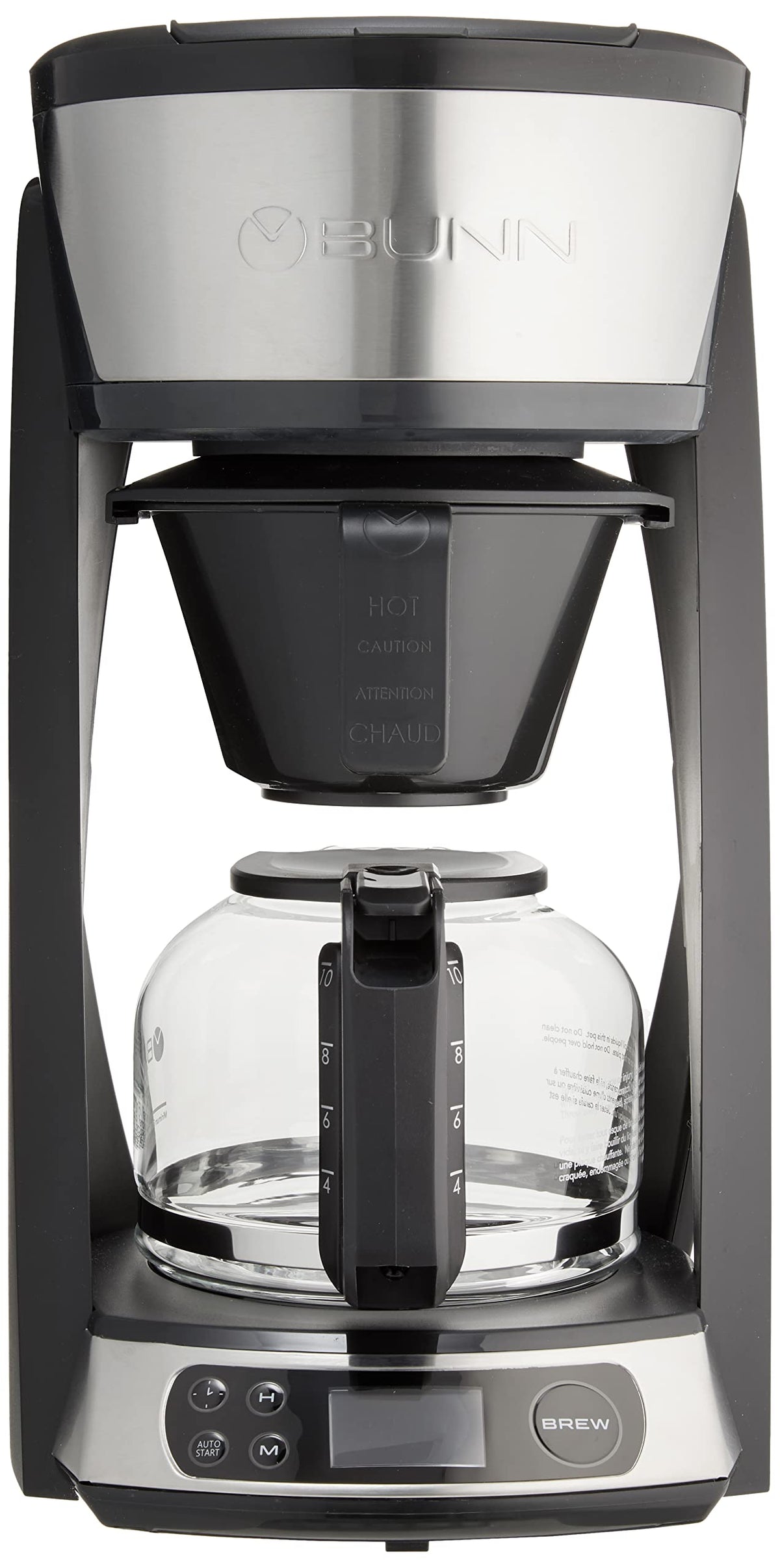 Programmable Coffee Maker, 10 cup, Stainless Steel U999