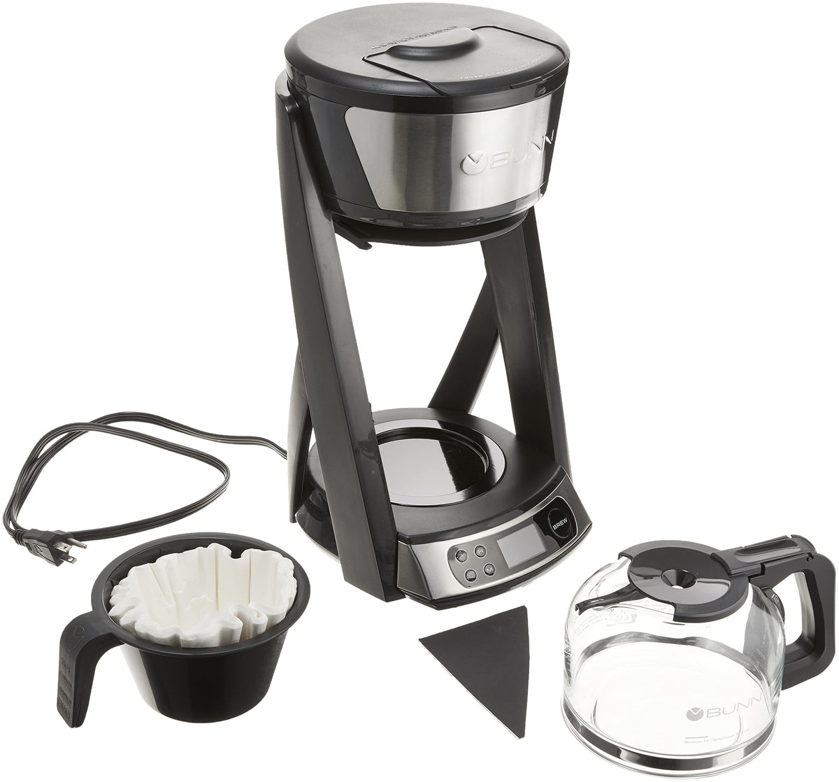 Programmable Coffee Maker, 10 cup, Stainless Steel U999
