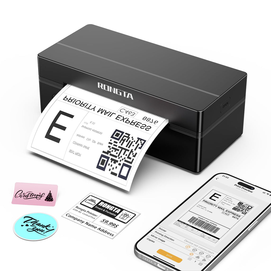 Bluetooth Thermal Shipping Label Printer 4x6 D137