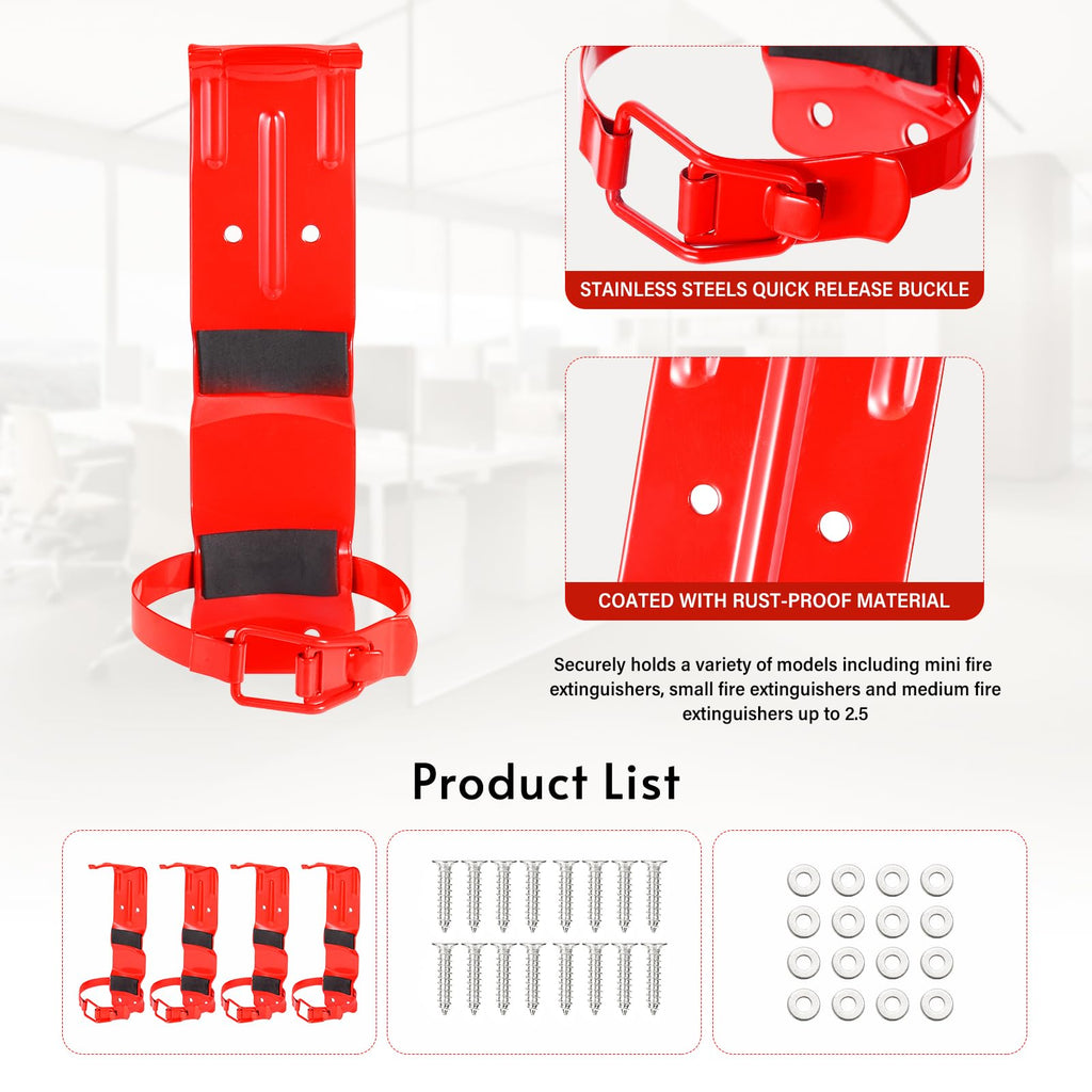 2.5LB Fire Extinguisher Mount Bracket Wall Mount H945155