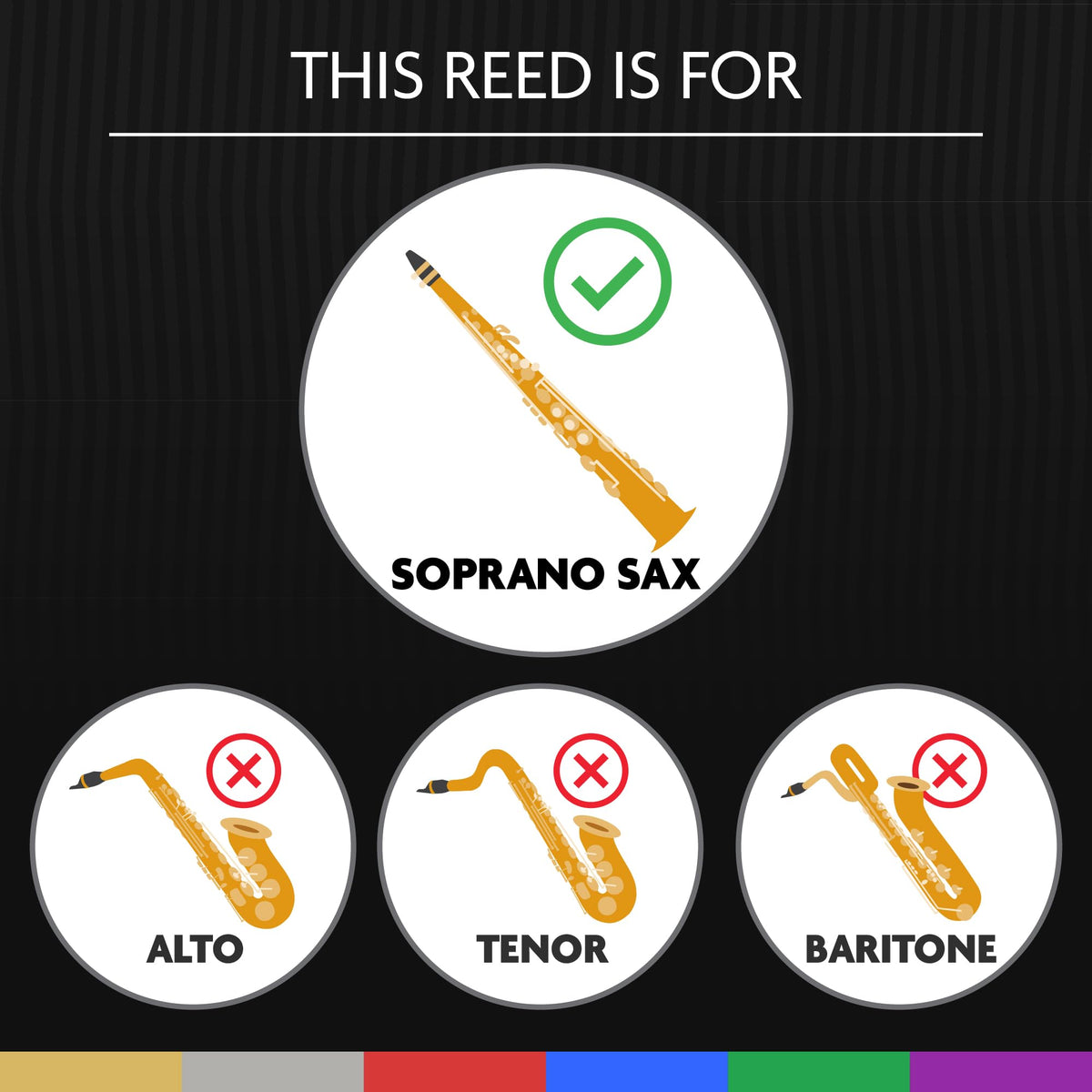 Soprano Saxophone Reed Strength 2.50 I743075