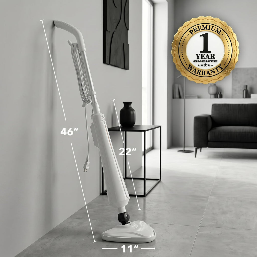 White Electric Steam Mop Cleaner S4216