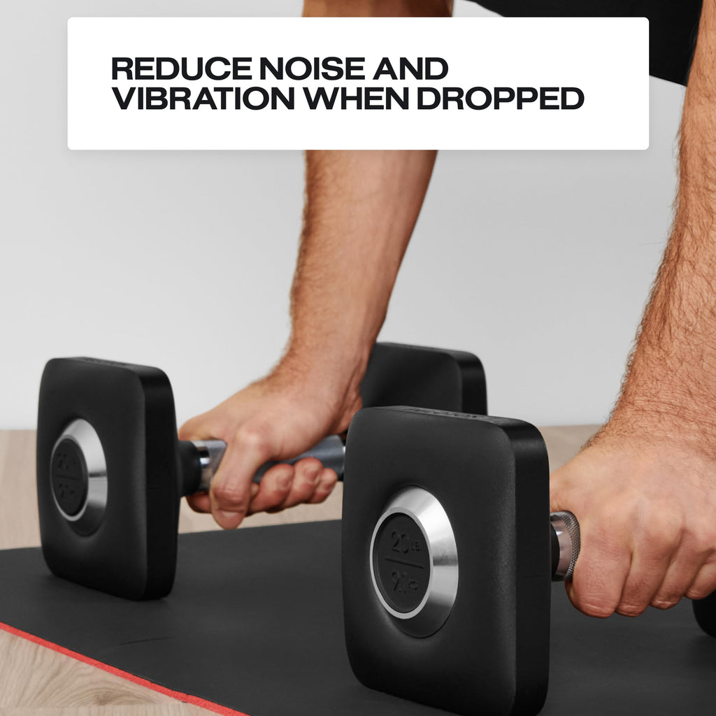 Cast Iron Dumbbells with Urethane Coating and Non-Slip Grip, Set of Two M41491