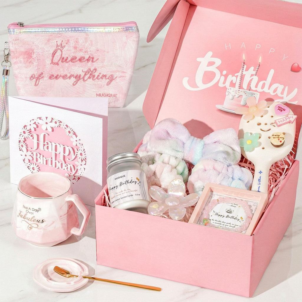 Pink Birthday Gift Box D672