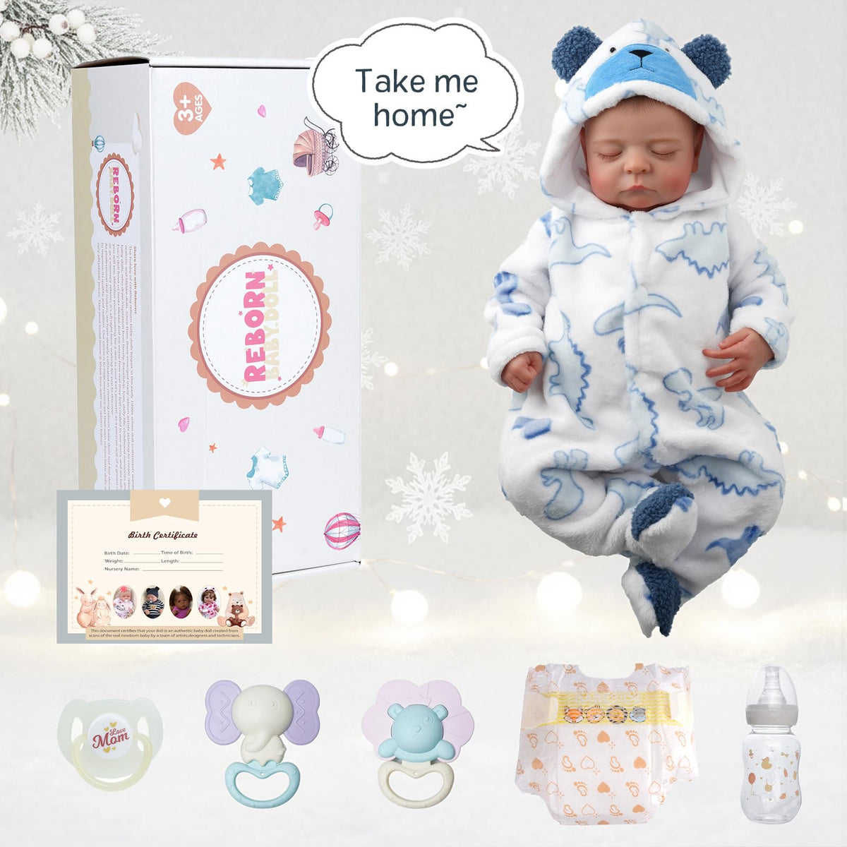 20 Inch Reborn Baby Doll Boy Soft Body H94917