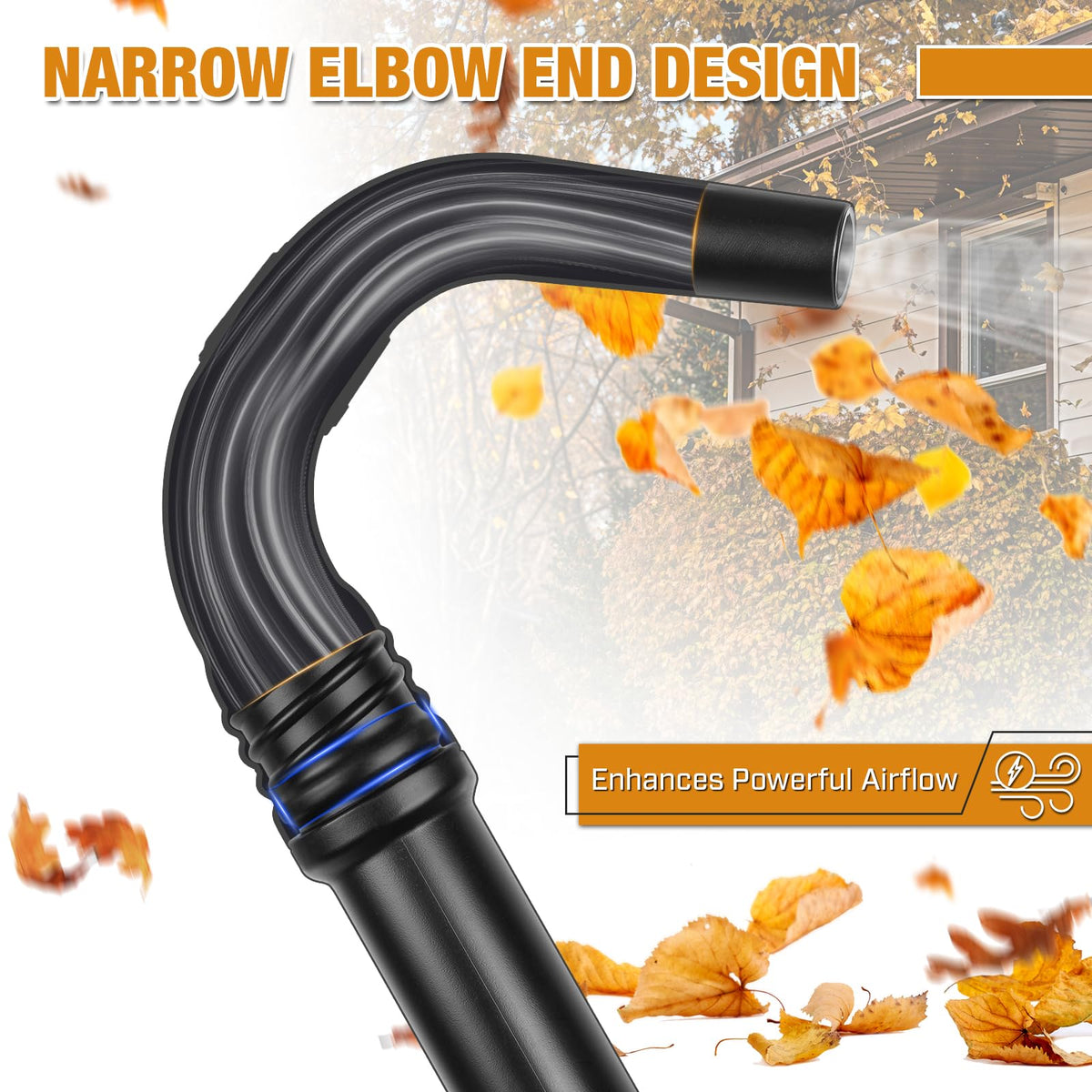 Leaf Blower Attachment with Reflector J5859