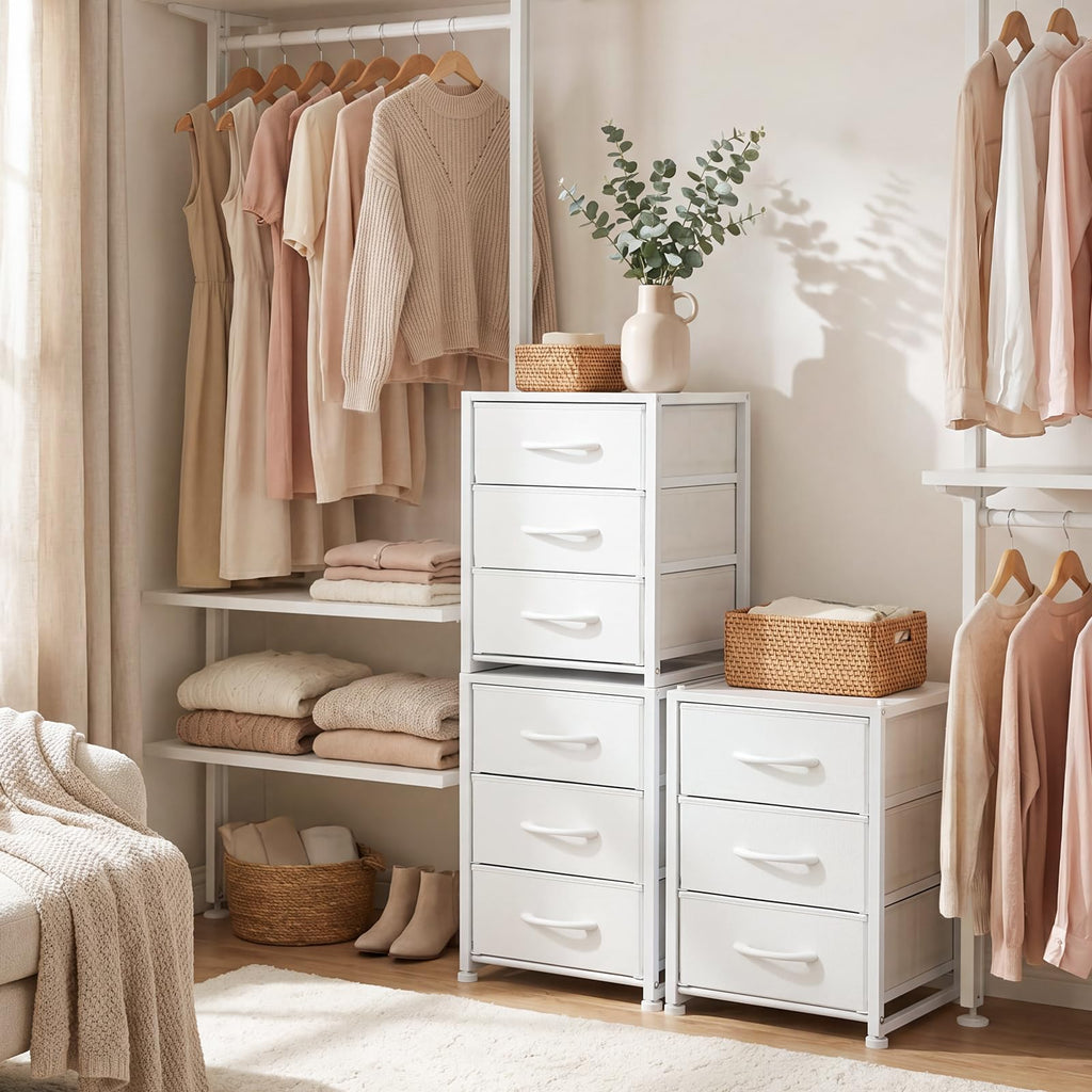 2-Pack Stackable 3-Tier Fabric Storage Drawers P69753