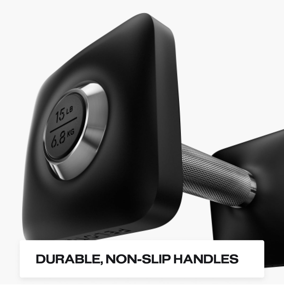 Cast Iron Dumbbells with Urethane Coating and Non-Slip Grip, Set of Two M41491