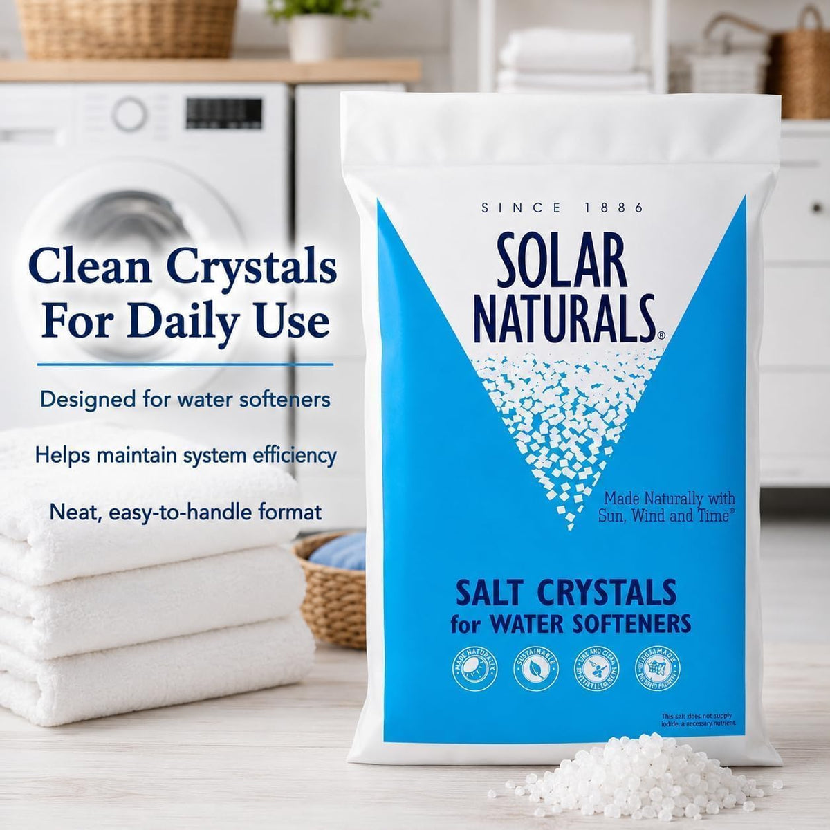 Natural Salt Crystals 40 lb Bag T99645