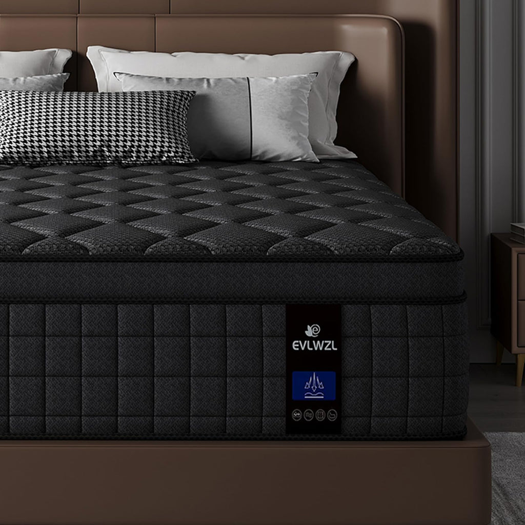 10 Inch Queen Hybrid Memory Foam Mattress J9028
